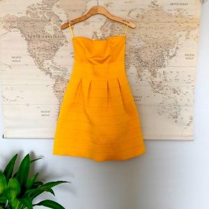 Mustard yellow spring/summer dress